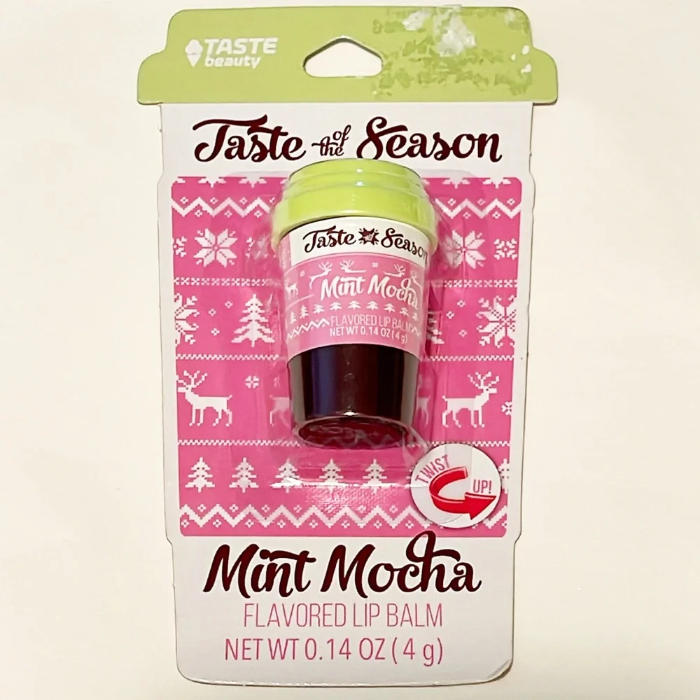 Taste of the Season mint mocha flavored lip balm
